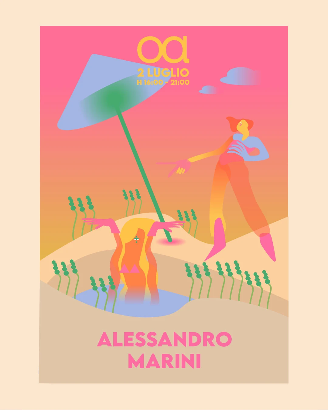 Manifesto di Loasi per il 2 luglio: Alessandro Marini