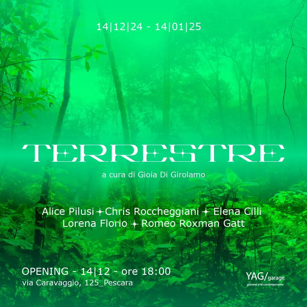 Immagine coordinata della mostra Terrestre